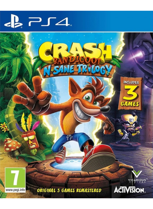 Crash Bandicoot N’sane Trilogy (Д) (PS4)